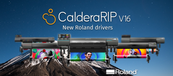 New Roland drivers for CalderaRIP software